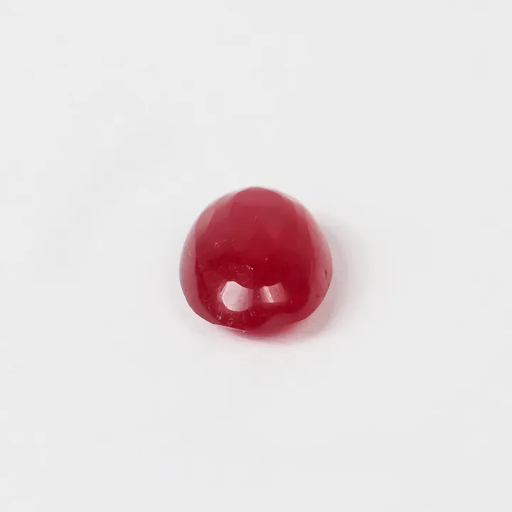 Red Color Cut Design Precious Indian Rubi Loose Gemstone