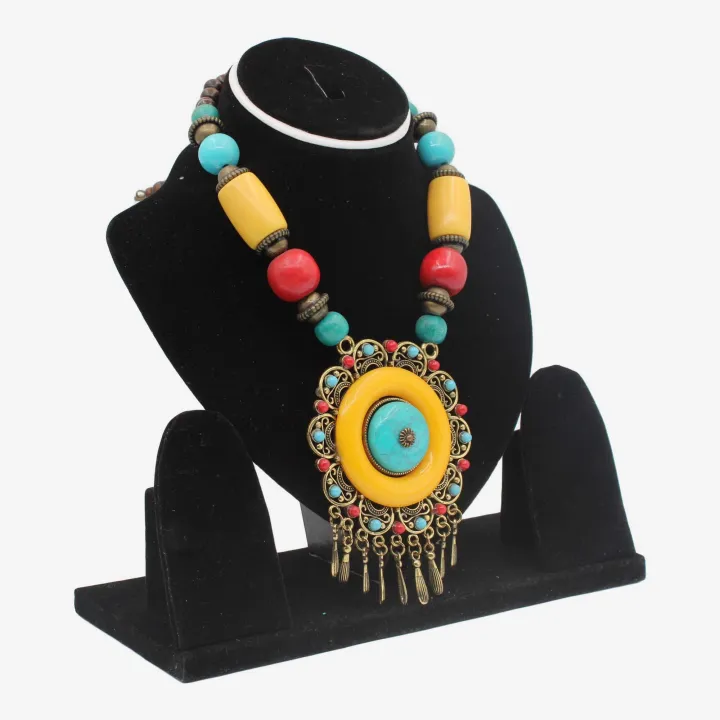 Multicolor Astha Dhatu Mala/Necklace for Women (10") – Spiritual Protection, Prosperity, & Emotional Healing