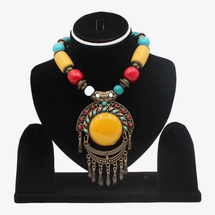 Multicolor Astha Dhatu Necklace/Mala for Women 10" – Spiritual Healing, Planetary Protection & Prosperity