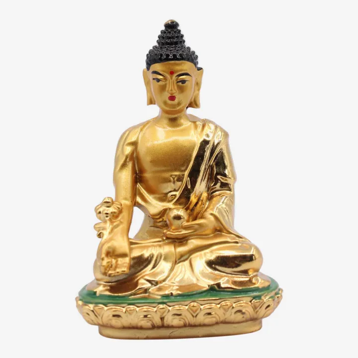 Golden Color Buddha Statue (4”) – Peace, Prosperity & Positive Energy Figurine