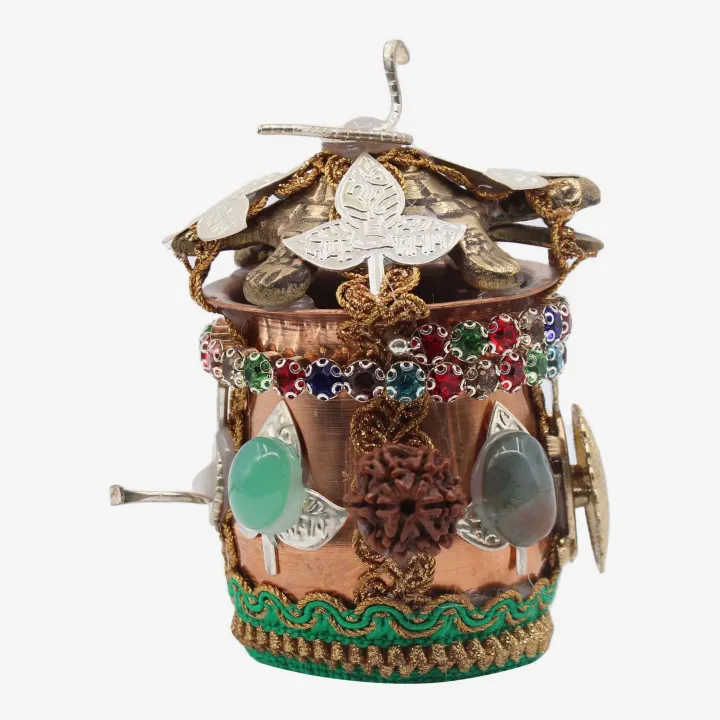 Copper Vastu Kalash with Copper Plate 2" – Prosperity, Positive Energy & Harmony