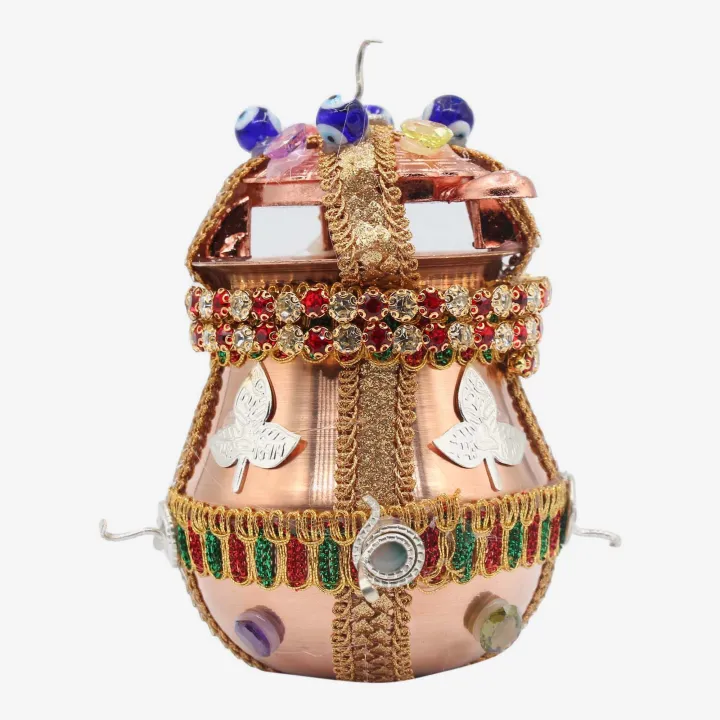 Copper Vastu Kalash 3" – Prosperity, Positive Energy & Spiritual Harmony